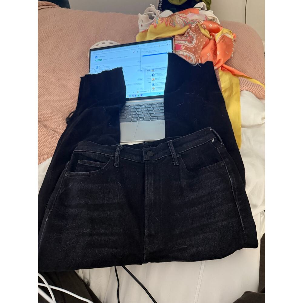 Mother Denim jeans, "High Waisted Rascal Ankle Snippet" style in Thunder road - Picture 5 of 5